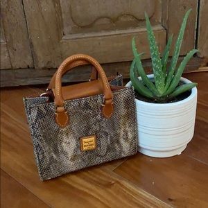Doonie & Bourke crocodile small purse